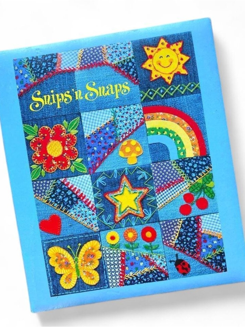 Vintage Hallmark Snips ‘n Snaps Patchwork Hippie Scrapbook Picture Book